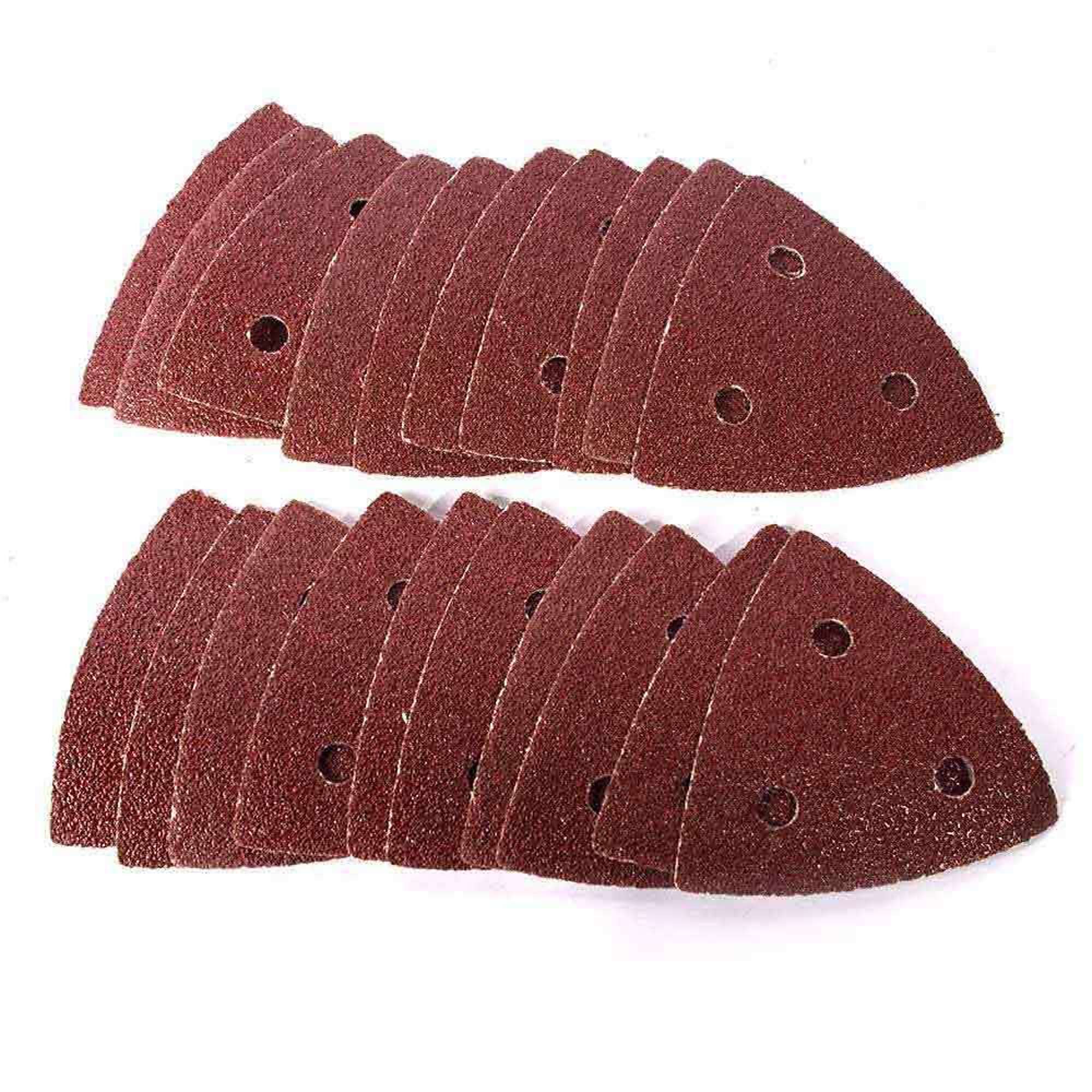Specialty Diamond MB60 60 Grit Hook & Loop Triangular Sand Paper (20/pk)